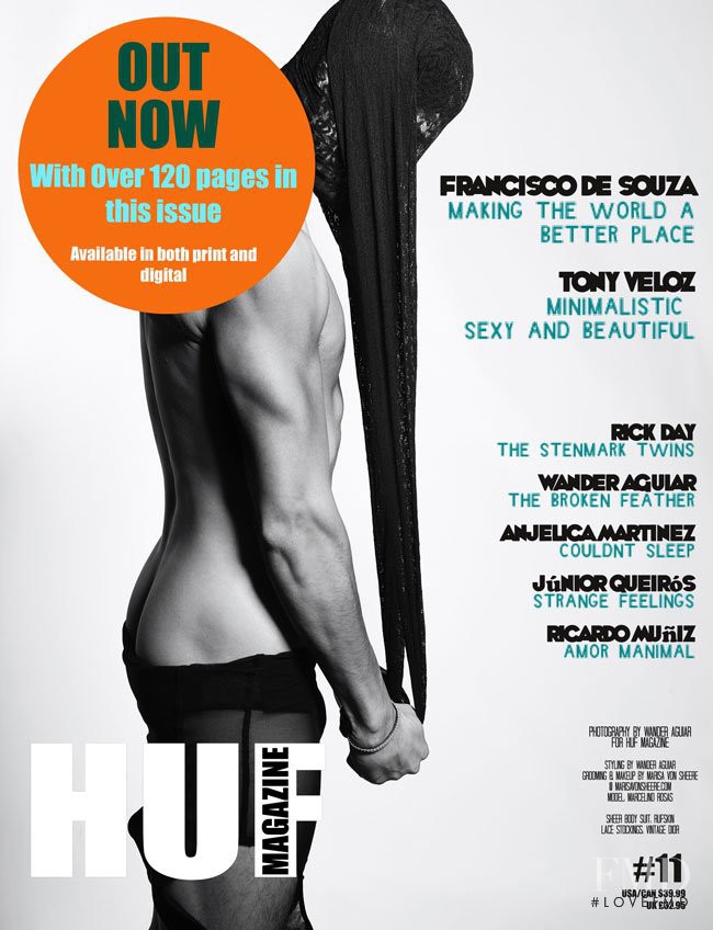 Marcelino Rosas featured on the HUF Magazine cover from January 2012