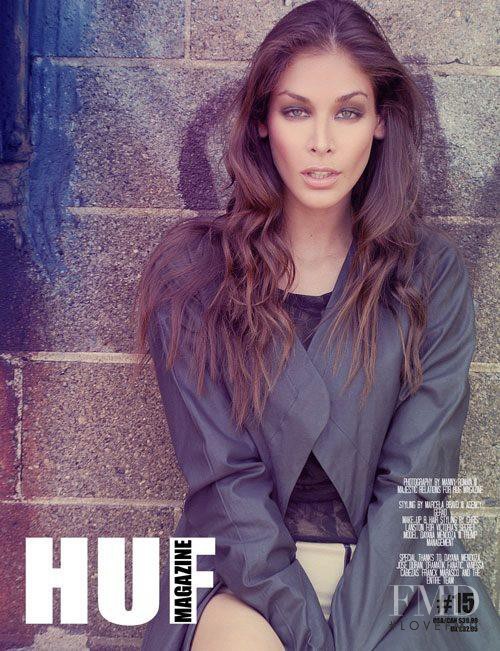 Dayana Mendoza featured on the HUF Magazine cover from September 2012