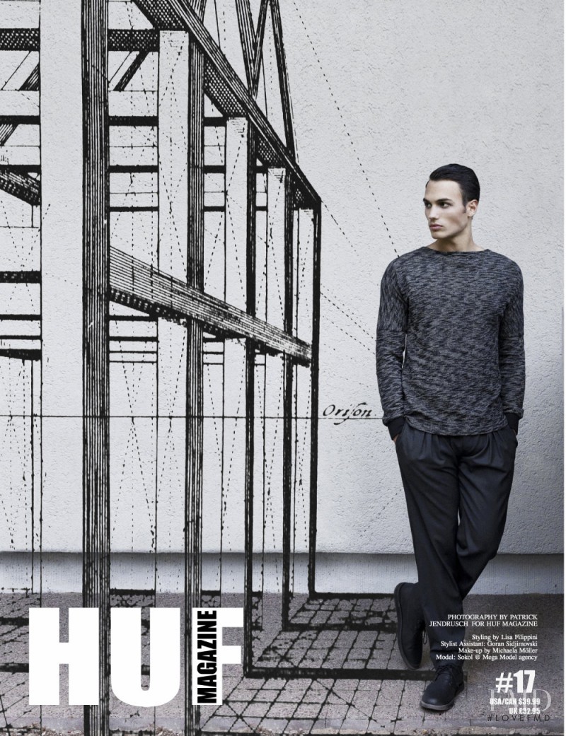 Sokol Tominaj featured on the HUF Magazine cover from January 2013