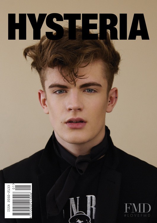 Jordan Burman featured on the Hysteria cover from March 2012