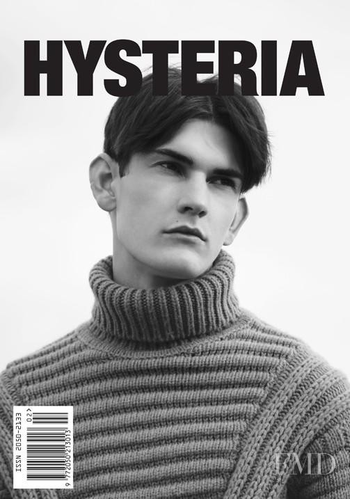 Reece Sanders featured on the Hysteria cover from September 2012