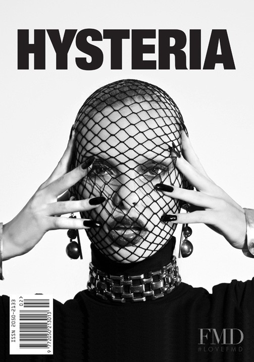 Dioni Tabbers featured on the Hysteria cover from September 2012