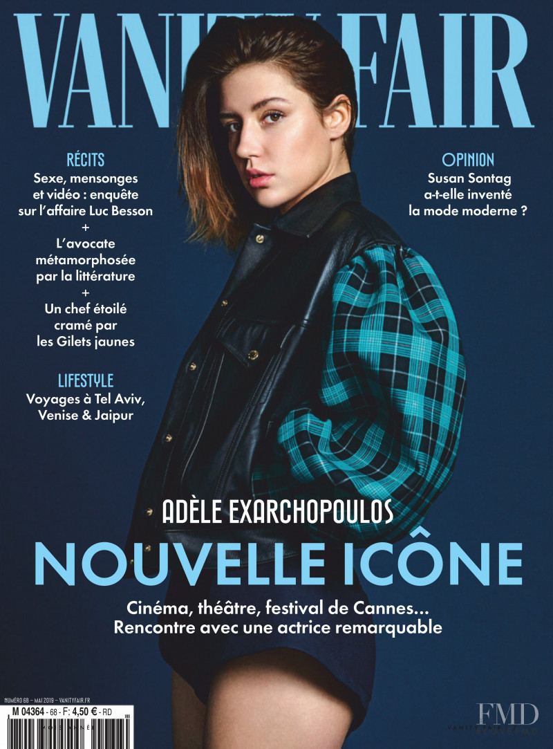 Adele Exarchopoulos featured on the Vanity Fair France cover from May 2019