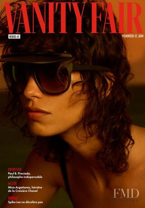 Mica Arganaraz featured on the Vanity Fair France cover from June 2020