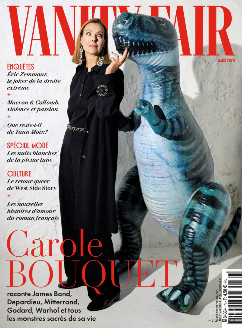 Carole Bouquet
 featured on the Vanity Fair France cover from March 2020
