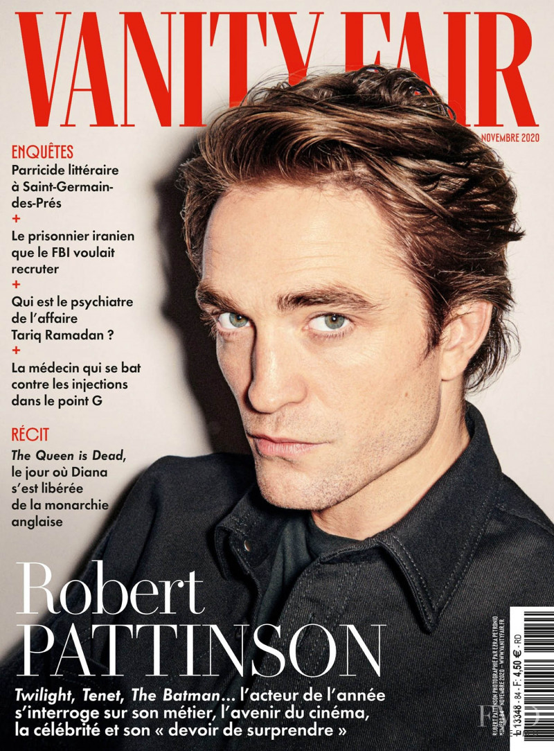 Robert Pattinson featured on the Vanity Fair France cover from November 2020