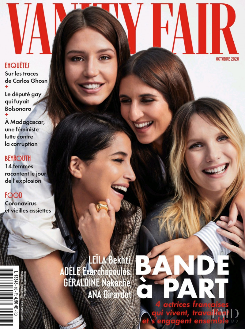 Geraldine Nakache, Leila Bekhti, Adele Exarchopoulos, Ana Girardot featured on the Vanity Fair France cover from October 2020
