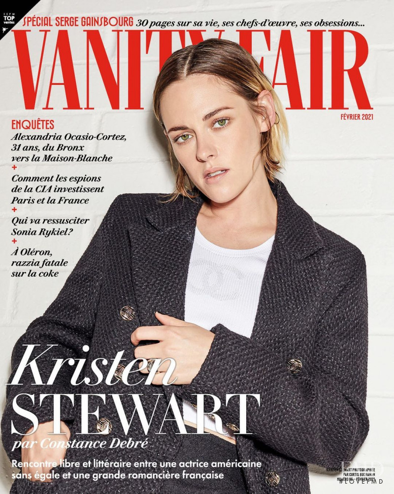 Kristen Stewart featured on the Vanity Fair France cover from February 2021