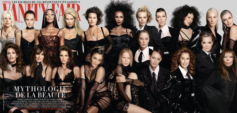 Pat Cleveland featured on the Vanity Fair France cover from October 2023