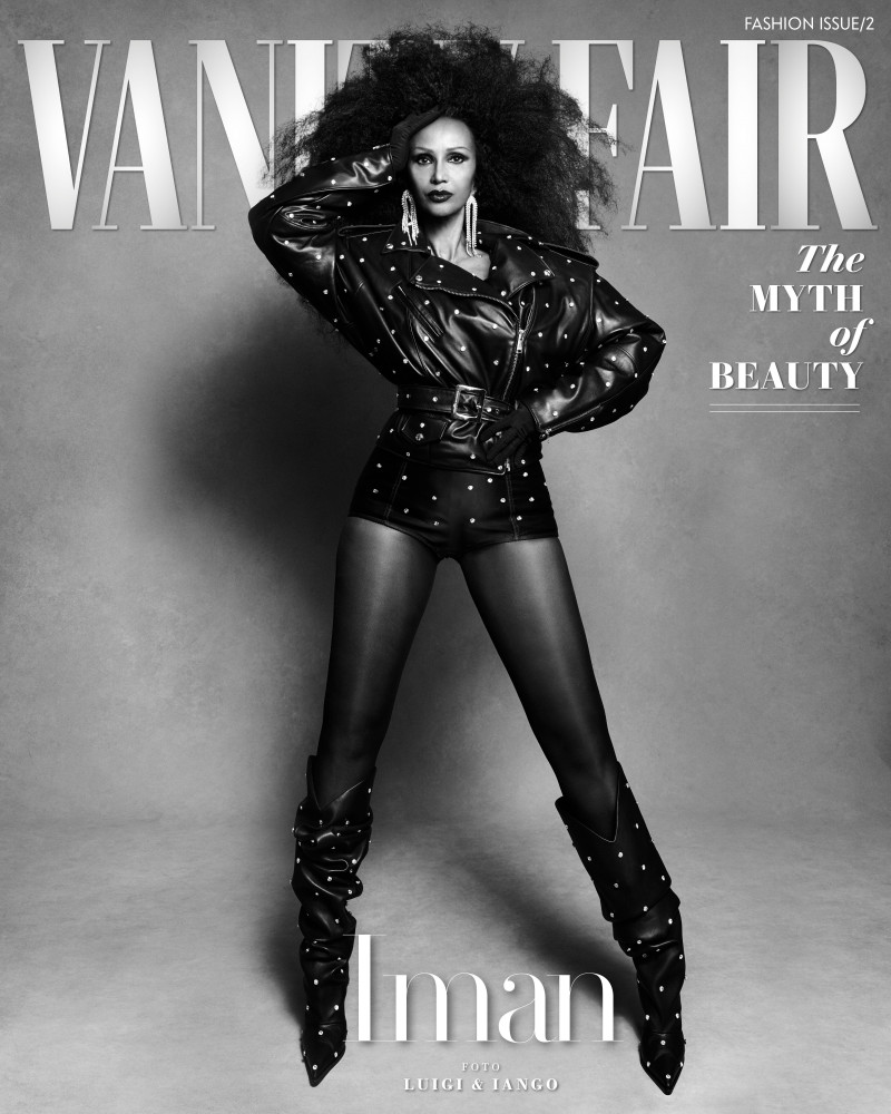 Iman Abdulmajid featured on the Vanity Fair France cover from October 2023