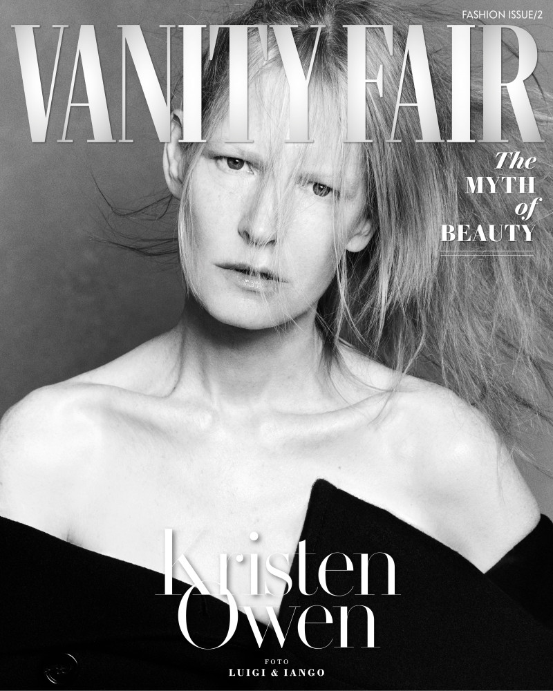 Kirsten Owen featured on the Vanity Fair France cover from October 2023