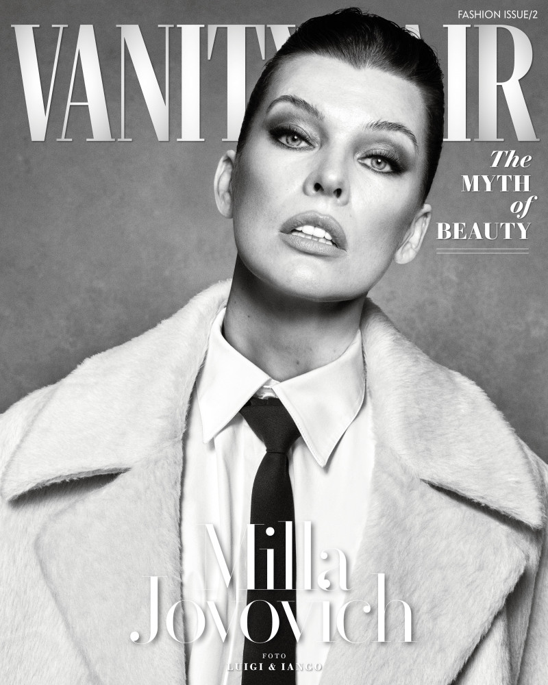 Milla Jovovich featured on the Vanity Fair France cover from October 2023
