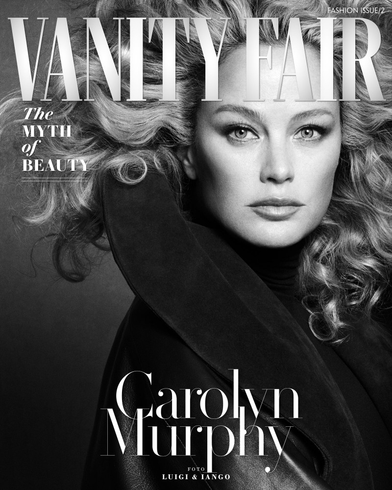Carolyn Murphy featured on the Vanity Fair France cover from October 2023