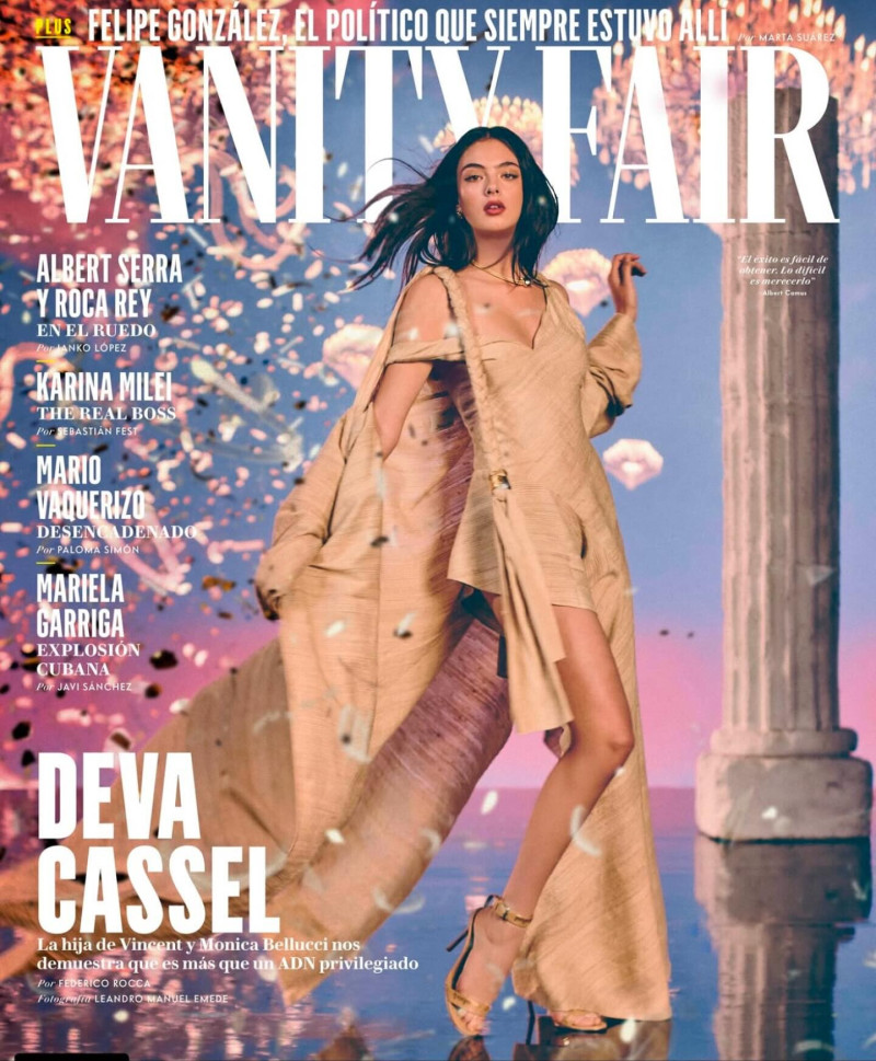 Deva Cassel featured on the Vanity Fair France cover from March 2025