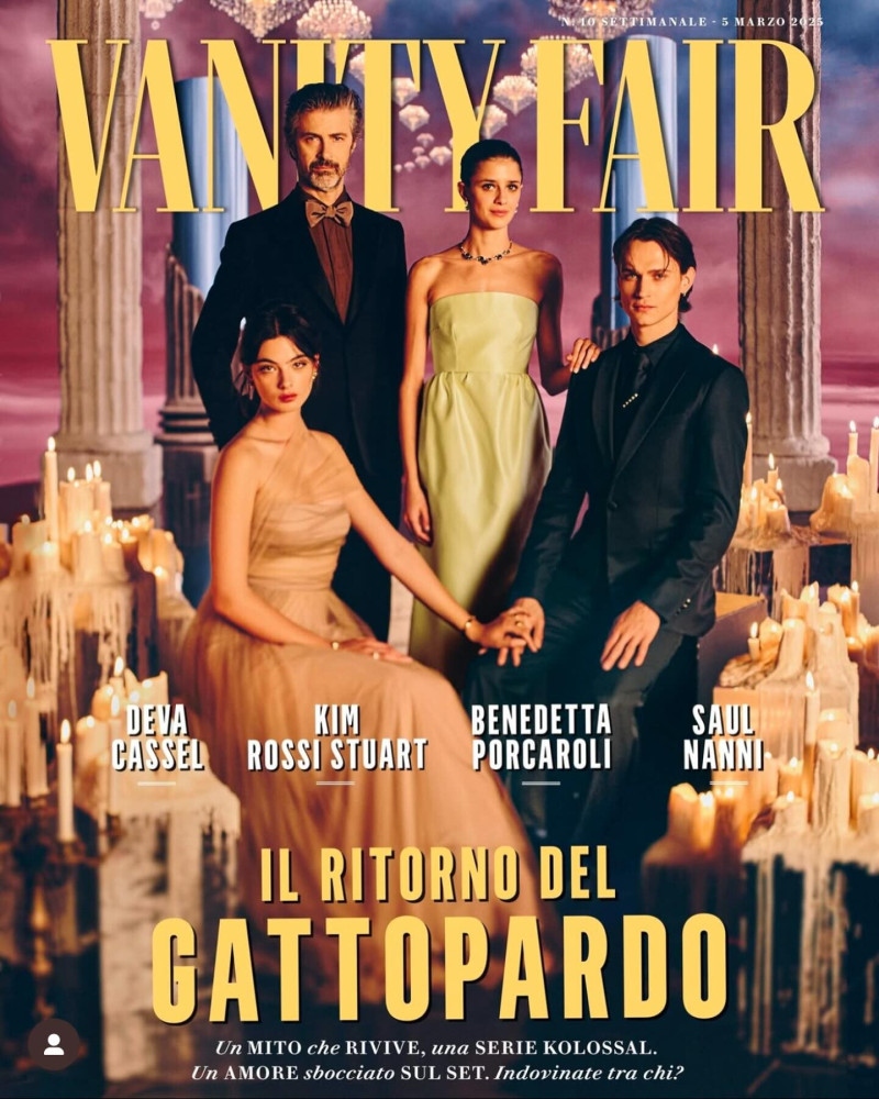 Deva Cassel featured on the Vanity Fair France cover from March 2025