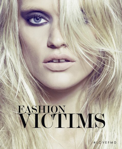 Yulia Tsymbal featured on the Fashion Victims cover from November 2010