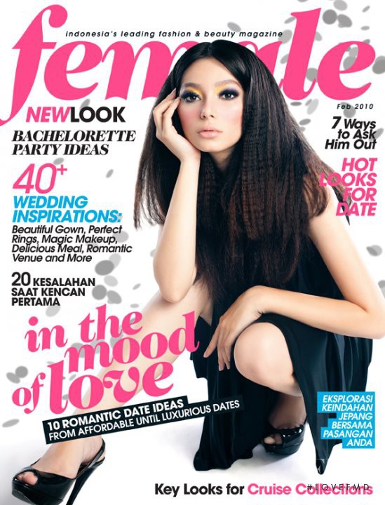  featured on the Female Indonesia cover from February 2010