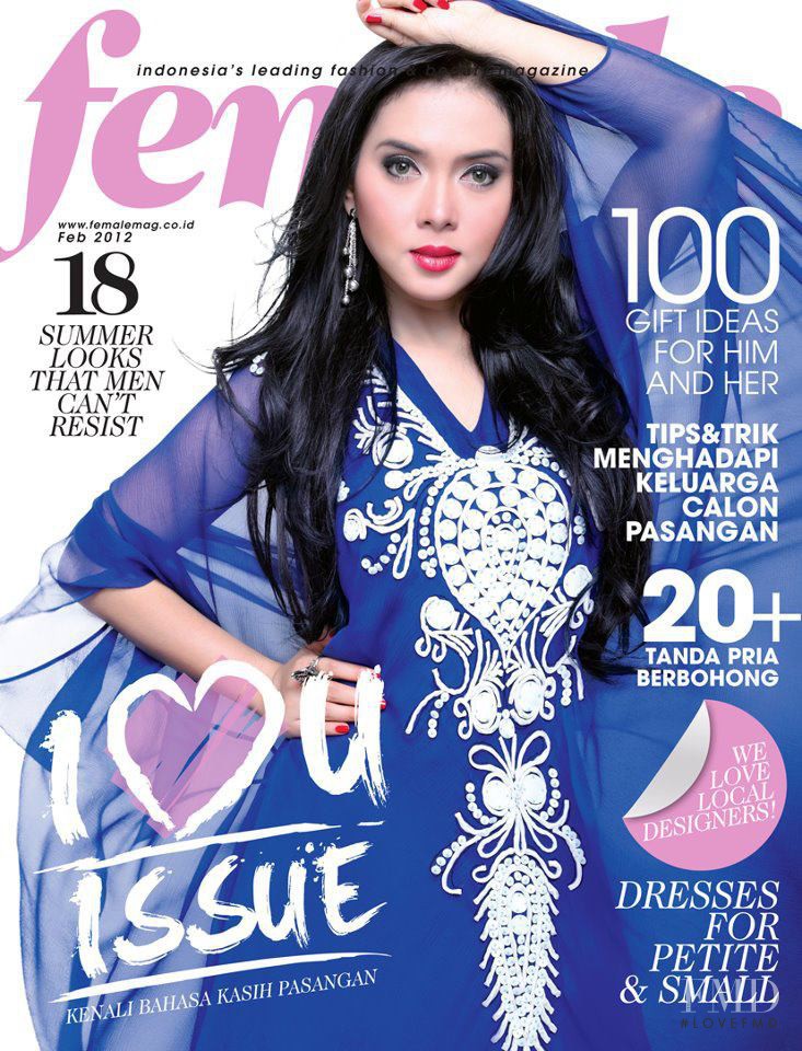  featured on the Female Indonesia cover from February 2012