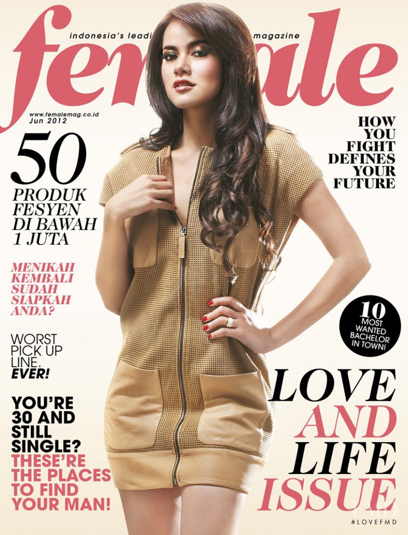  featured on the Female Indonesia cover from June 2012