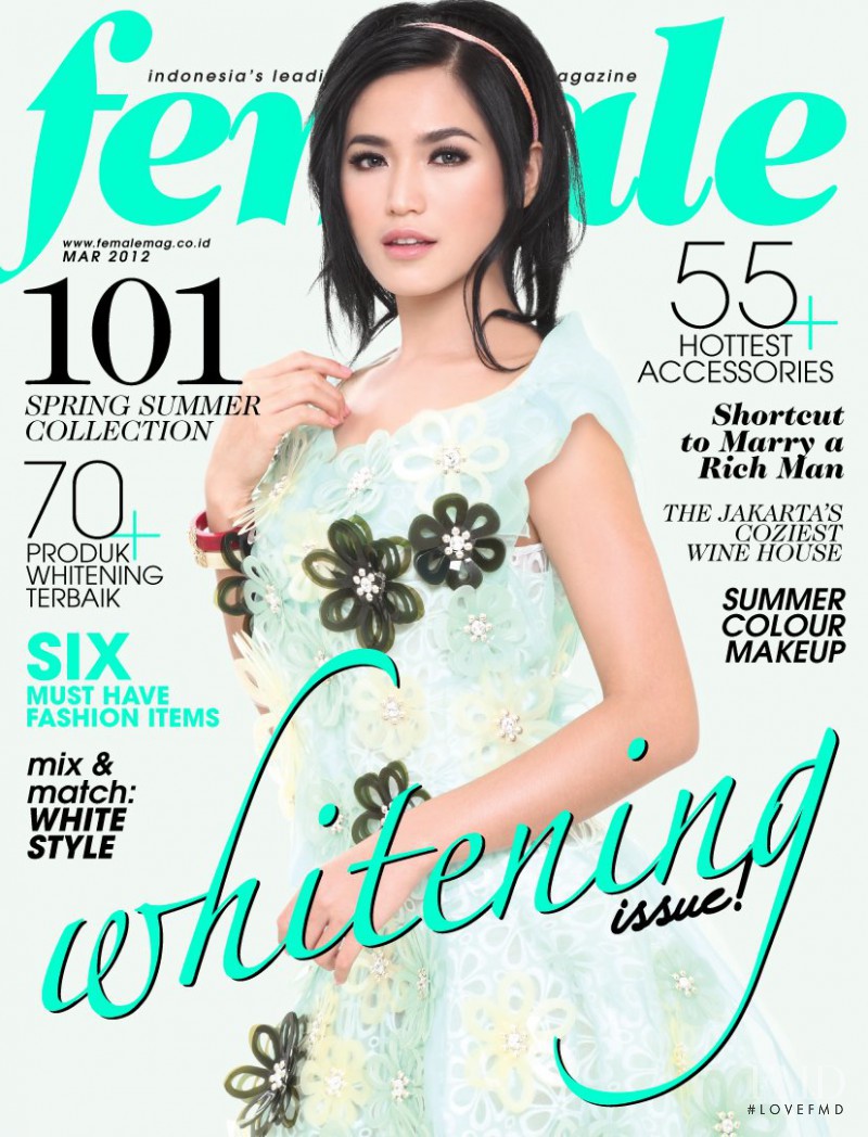  featured on the Female Indonesia cover from March 2012