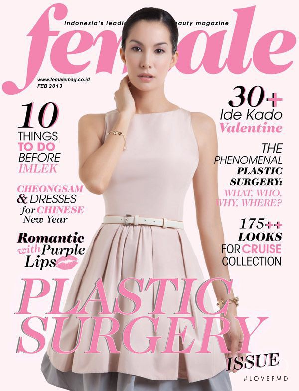  featured on the Female Indonesia cover from February 2013