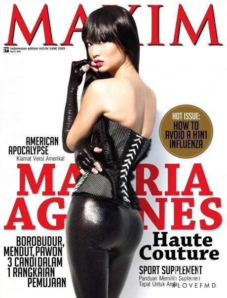  featured on the Maxim Indonesia cover from June 2009
