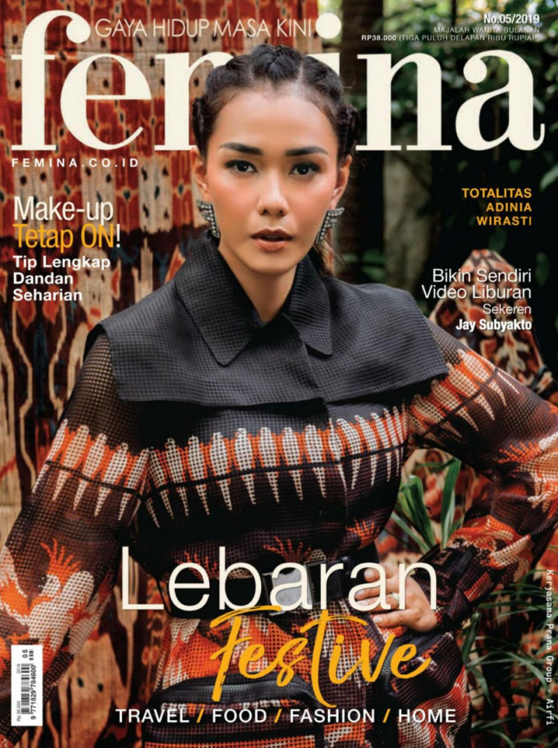  featured on the Femina Indonesia cover from May 2019