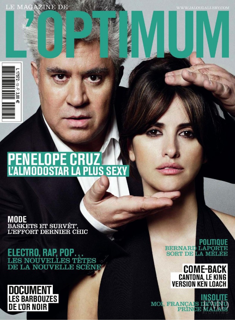 Penelope Cruz featured on the L\'Optimum cover from May 2009