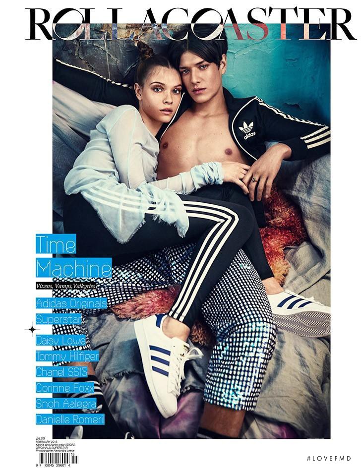 Xannie Cater featured on the Rollacoaster cover from February 2015