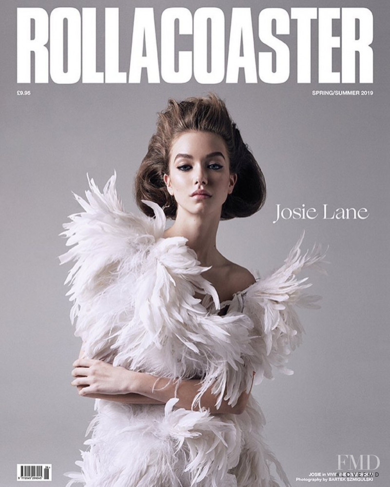 Josie Lane featured on the Rollacoaster cover from April 2019