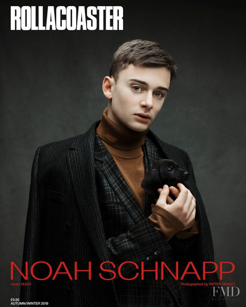 Noah Schnapp featured on the Rollacoaster cover from September 2019