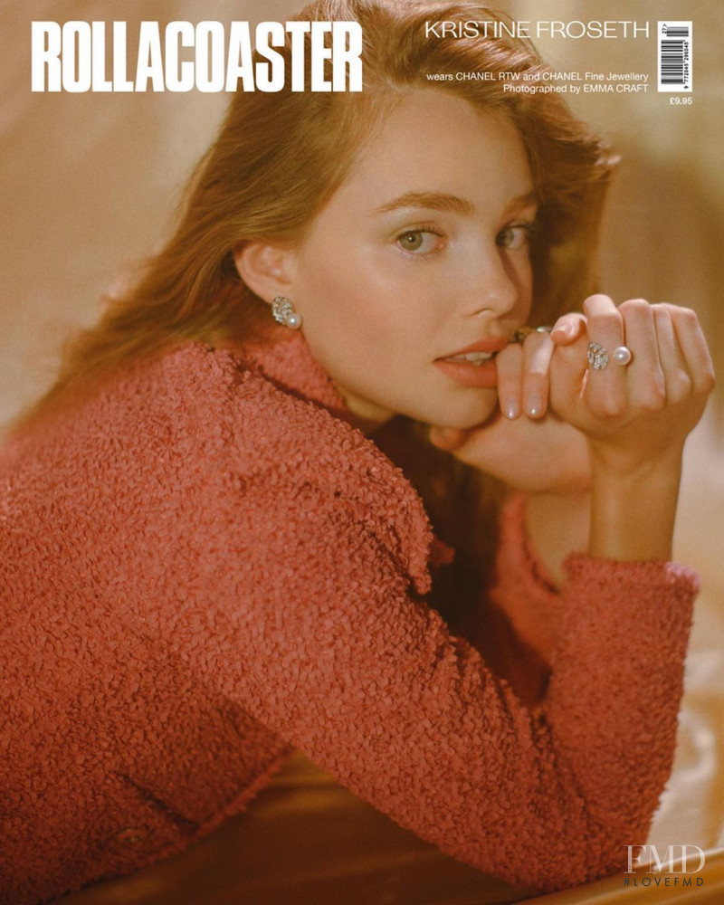 Kristine Froseth featured on the Rollacoaster cover from October 2019
