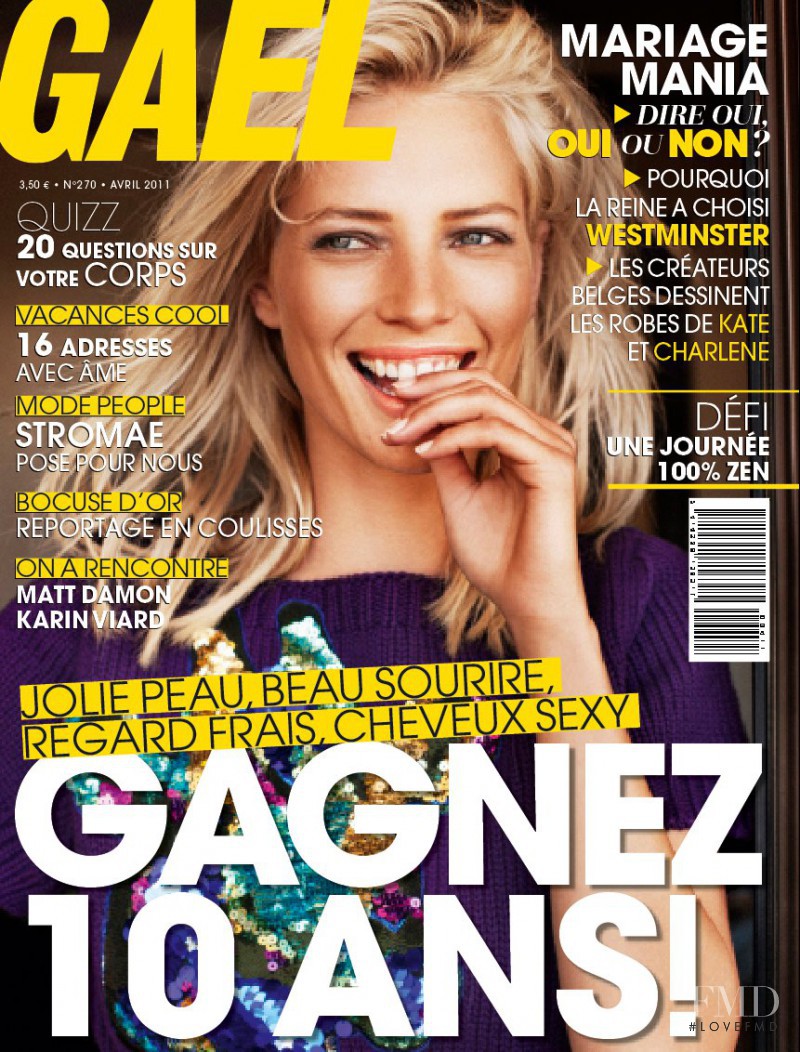Jessica van der Steen featured on the Gael cover from April 2011