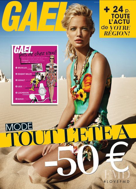 Jessica van der Steen featured on the Gael cover from May 2011