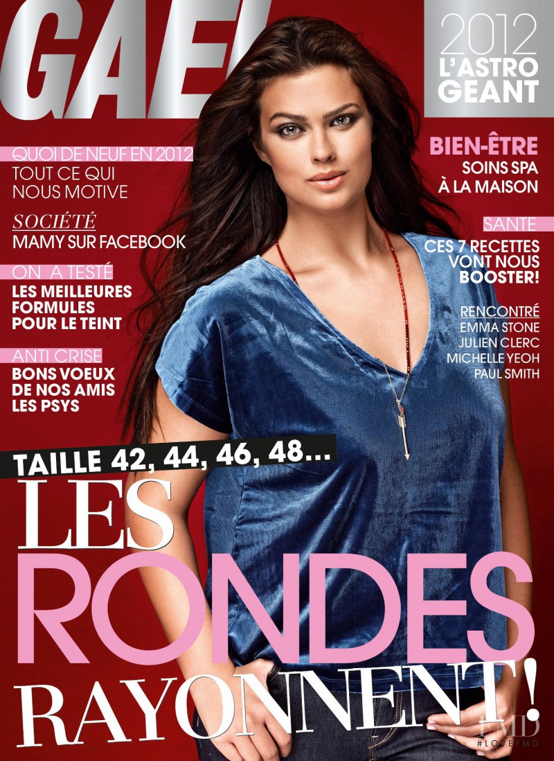 Stéphanie van den Bergh featured on the Gael cover from January 2012