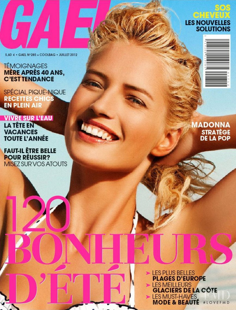 Jessica van der Steen featured on the Gael cover from July 2012