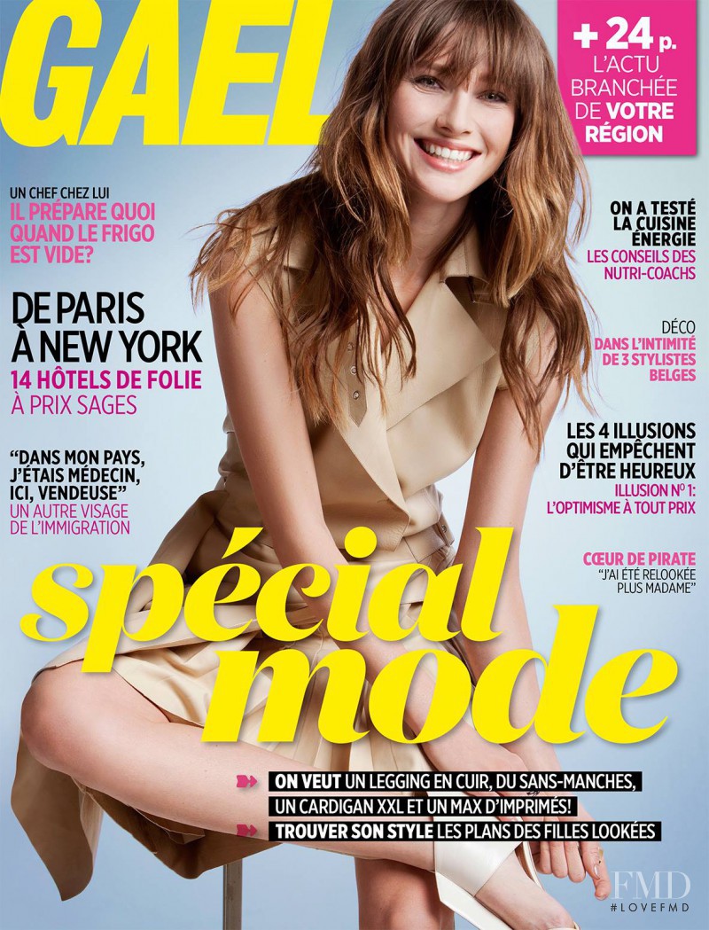 Stéphanie Leleu featured on the Gael cover from March 2014
