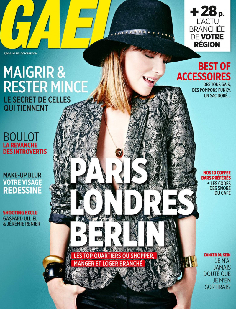 Stéphanie Leleu featured on the Gael cover from October 2014