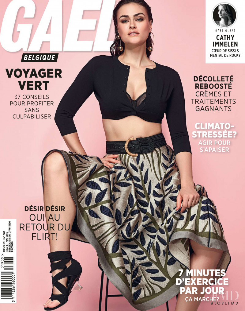 Myla Dalbesio featured on the Gael cover from May 2019
