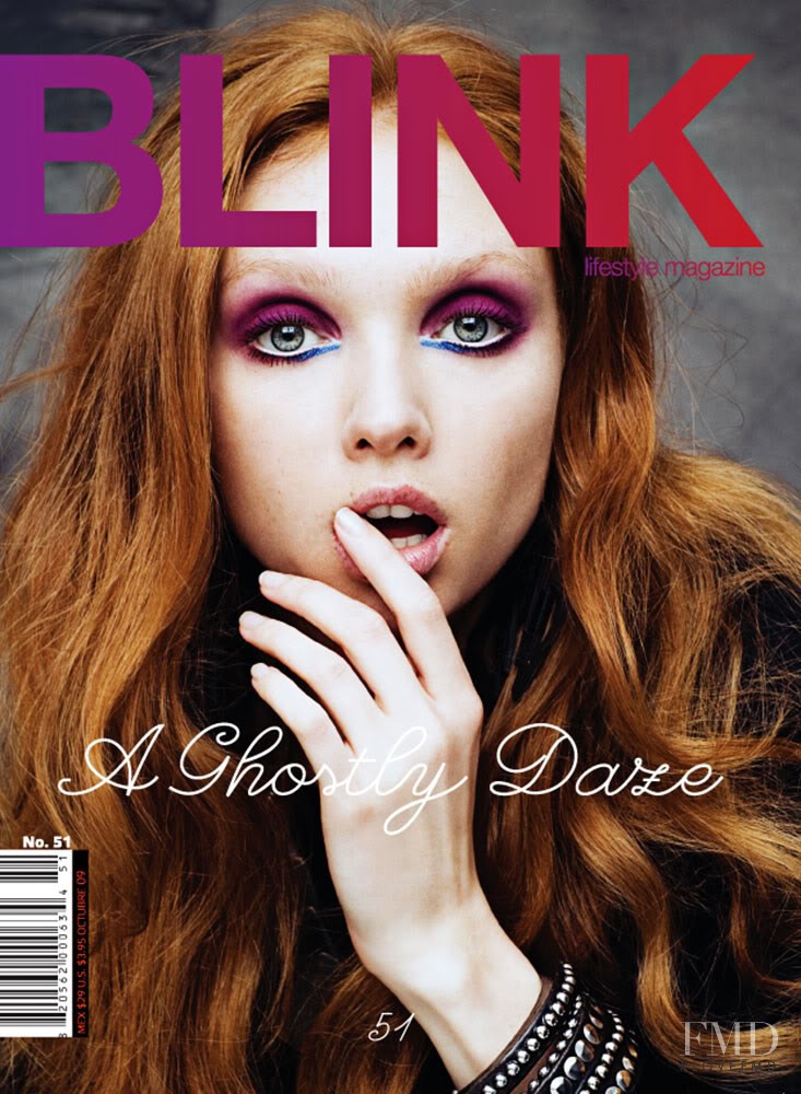Natalia Piro featured on the Blink cover from October 2009