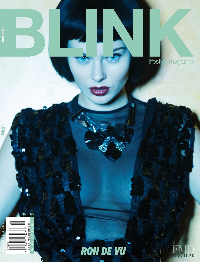 Amanda Streich featured on the Blink cover from April 2011
