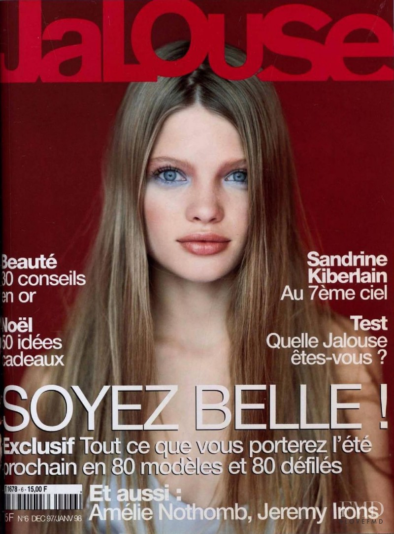 Melanie Thierry featured on the Jalouse cover from December 1997