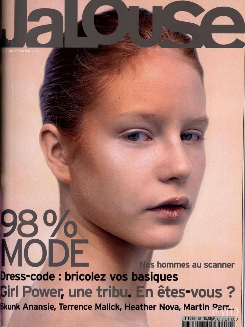 Rosemary Bartilla featured on the Jalouse cover from March 1999