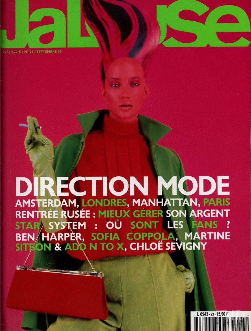 Amy Nemec featured on the Jalouse cover from September 1999