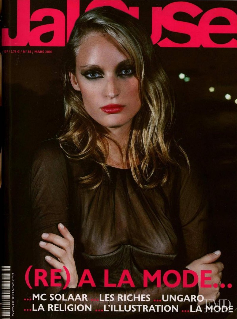 Amy Wesson featured on the Jalouse cover from March 2001