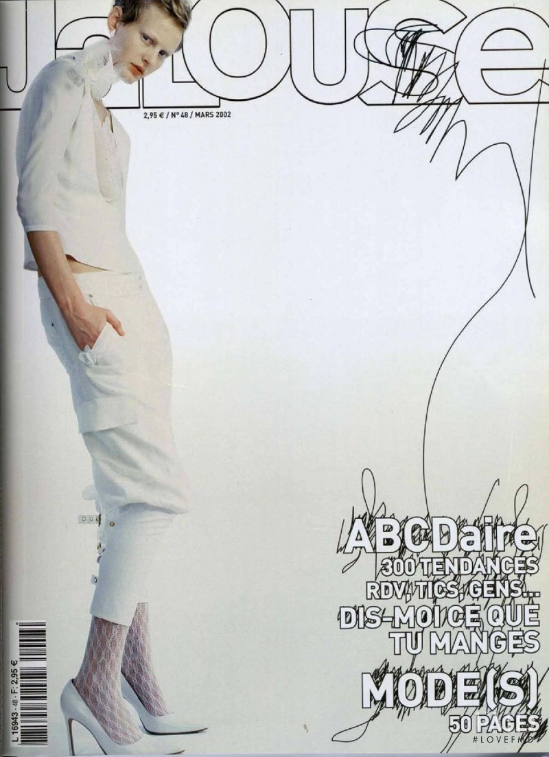 Malin Persson featured on the Jalouse cover from March 2002