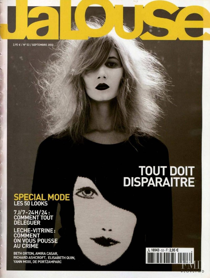 Valerie Sipp featured on the Jalouse cover from September 2002