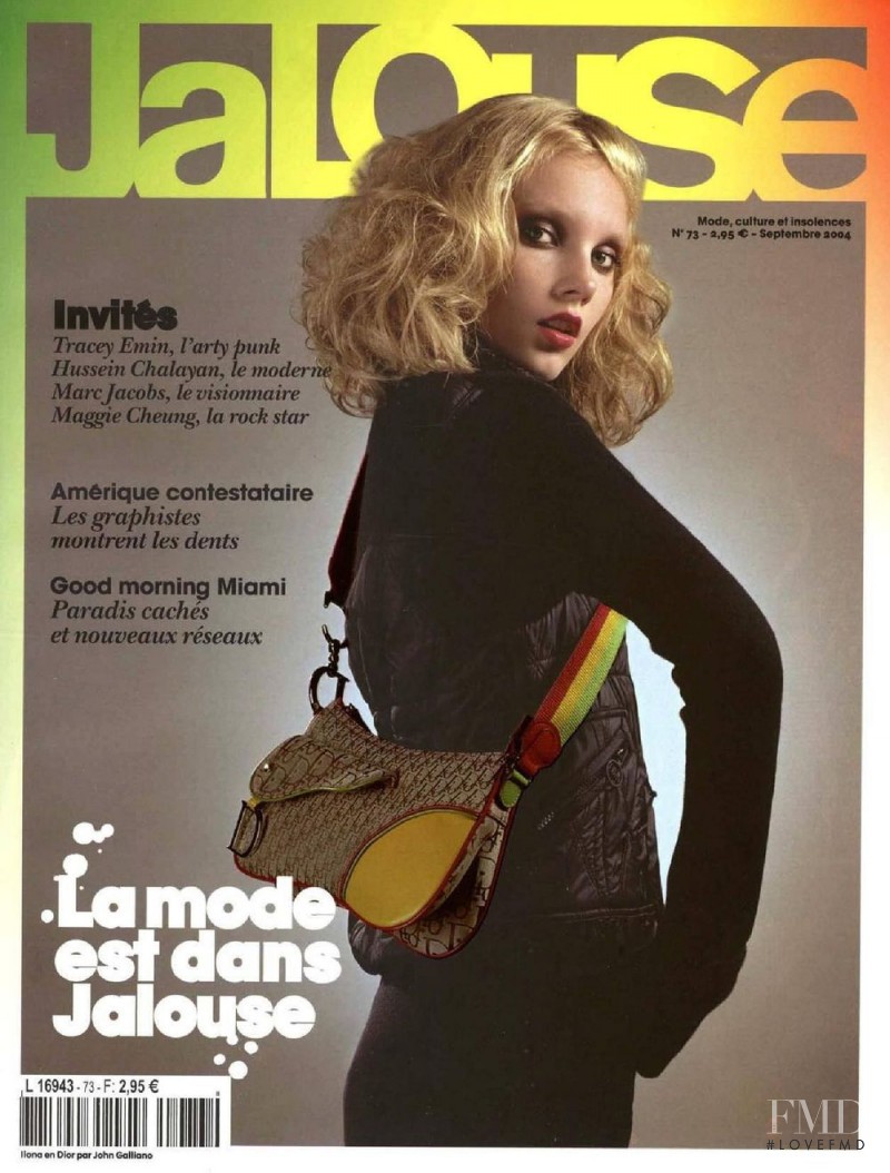 Ilona Kuodiene featured on the Jalouse cover from September 2004