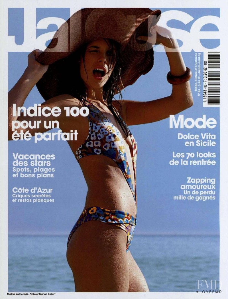 Thelma Thormarsdottir featured on the Jalouse cover from July 2005