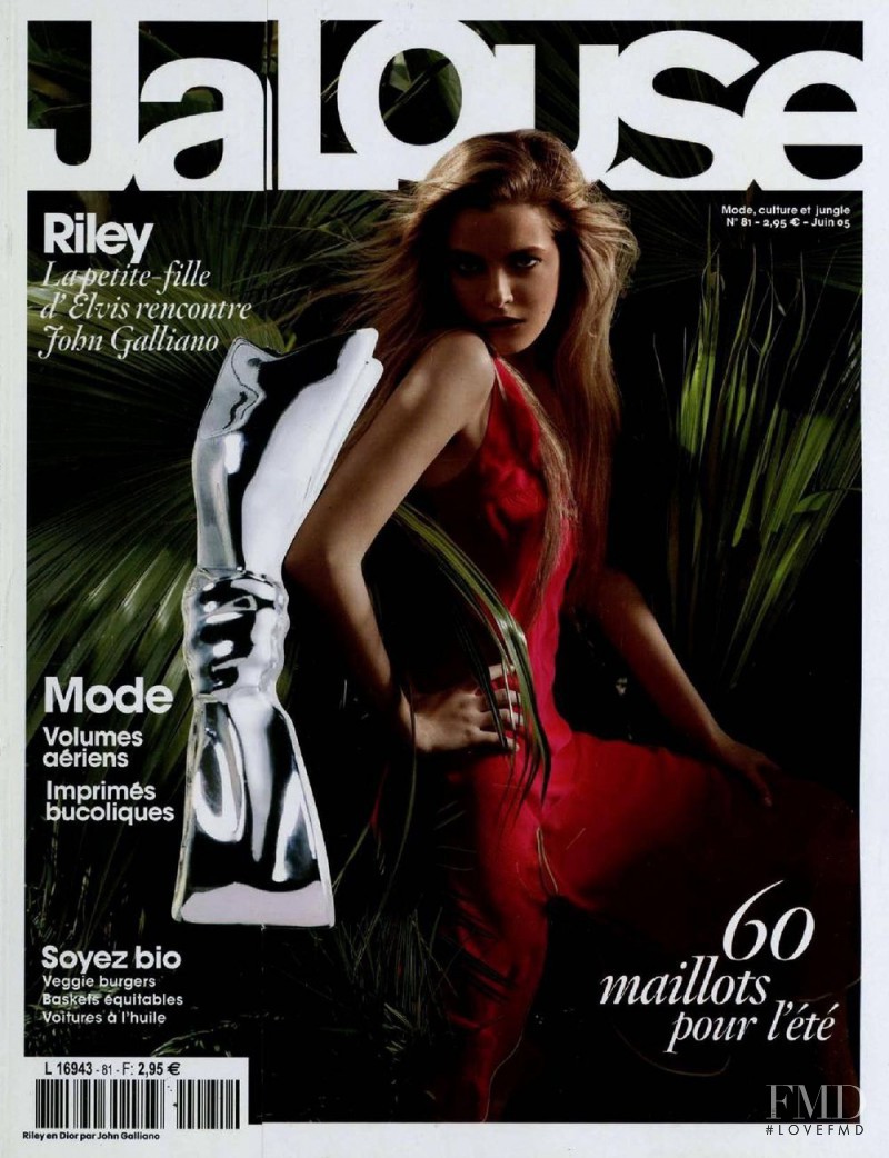 Danielle Riley Keough featured on the Jalouse cover from June 2005
